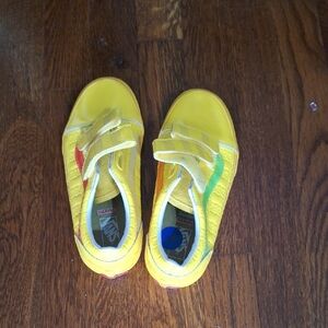 NWOT Vans Kids Yellow Sneakers